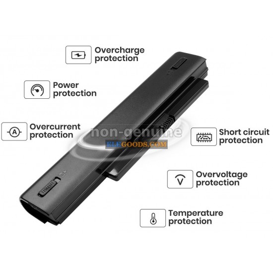 10.8V  4400mAh  6 cells  Li-ion  Black