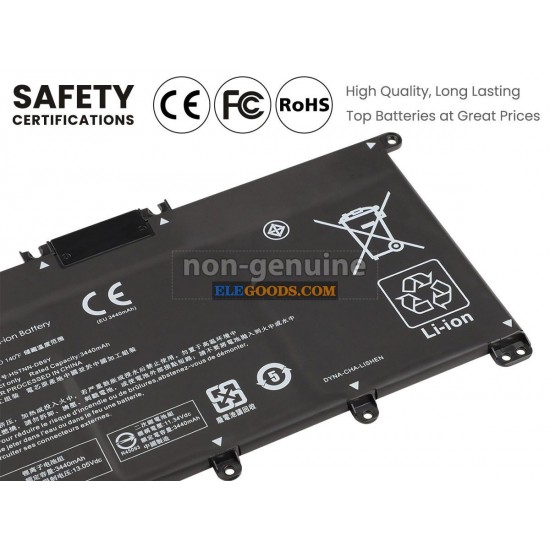 11.34V  41.04Wh  3 cells  Li-Polymer  Black