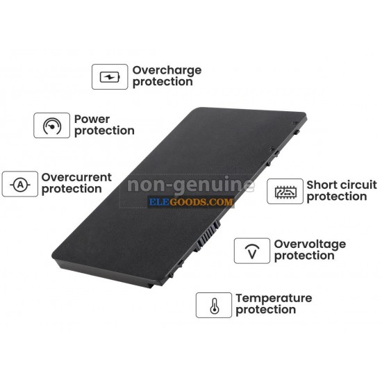 11.1V  26Wh  3 cells  Li-Polymer  Black