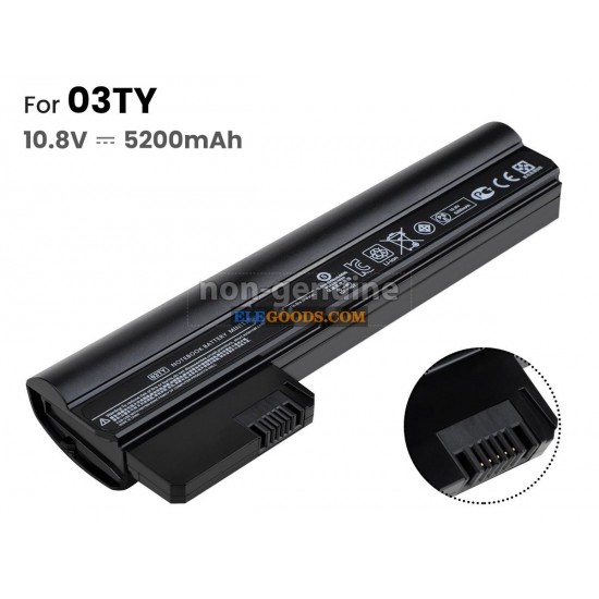 10.8V  5200mAh  6 cells  Li-ion  Black