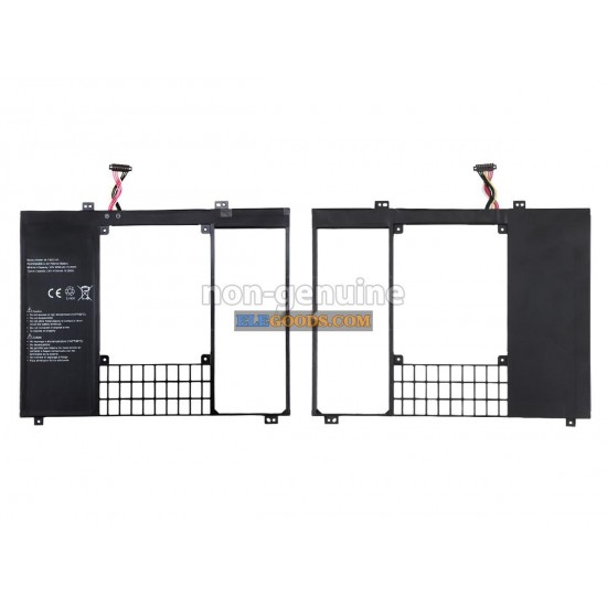 3.8V  4000mAh  1 cells  Li-Polymer  Black