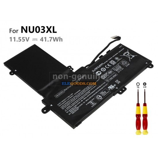 11.55V  41.7Wh  3 cells  Li-Polymer  Black