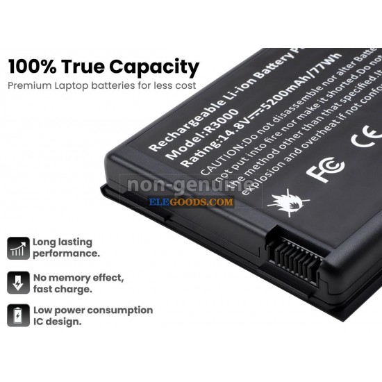 14.4V  4400mAh  8 cells  Li-ion  Black