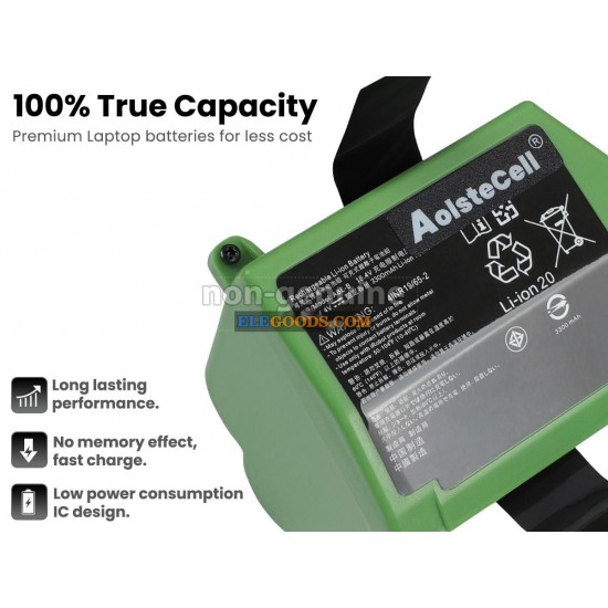 14.4V  3300mAh  4 cells  Li-Polymer  Black