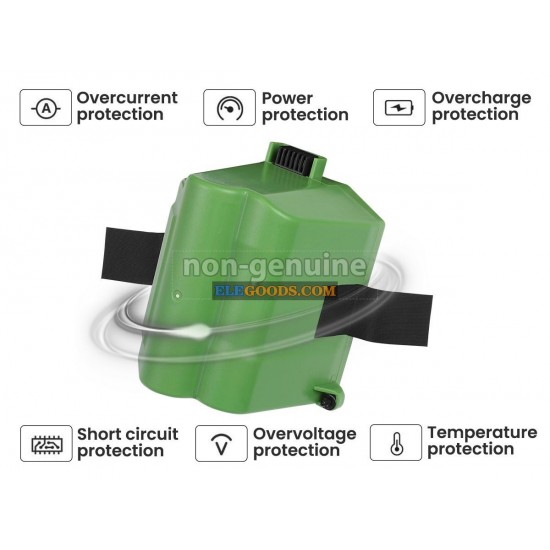 14.4V  3300mAh  4 cells  Li-Polymer  Black