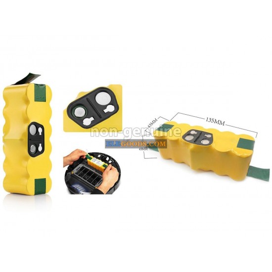 14.4V  4500mAh  12 cells  Ni-MH  Black