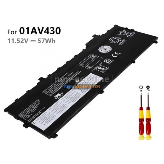 11.52V  57Wh  3 cells  Li-Polymer  Black