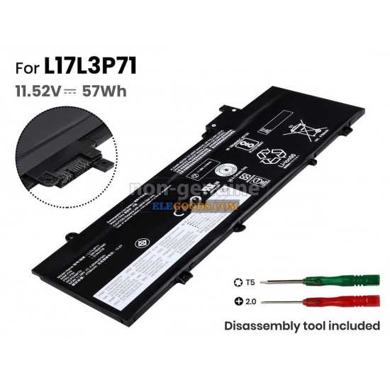 11.52V  57Wh  3 cells  Li-Polymer  Black
