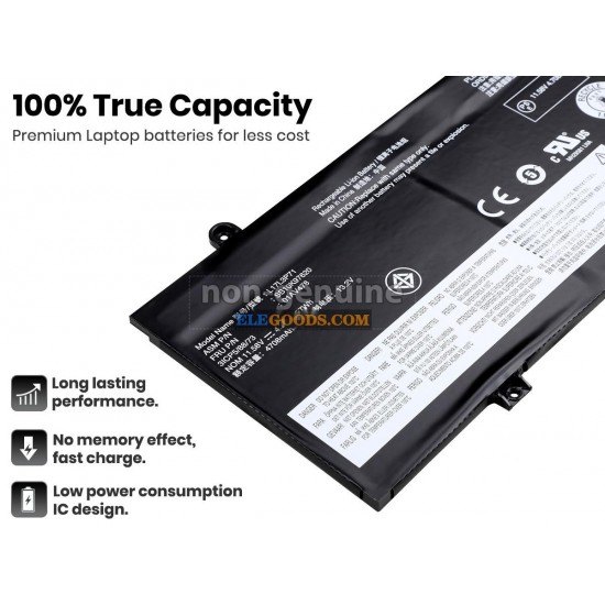 11.52V  57Wh  3 cells  Li-Polymer  Black