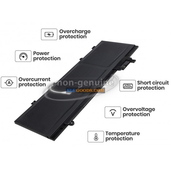 11.52V  57Wh  3 cells  Li-Polymer  Black