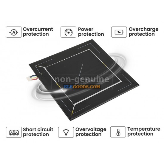 3.7V  33.3Wh  2 cells  Li-Polymer  Black