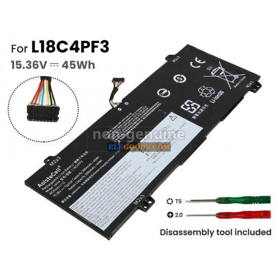 15.36V  45Wh  4 cells  Li-Polymer  Black
