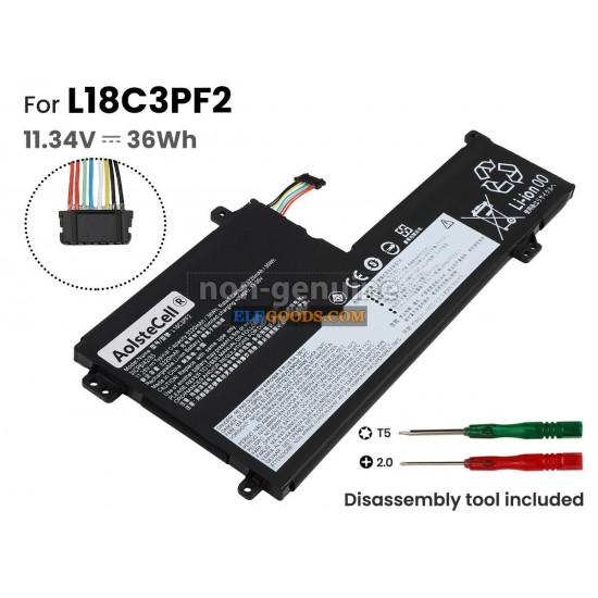 11.34V  36Wh  3 cells  Li-Polymer  Black