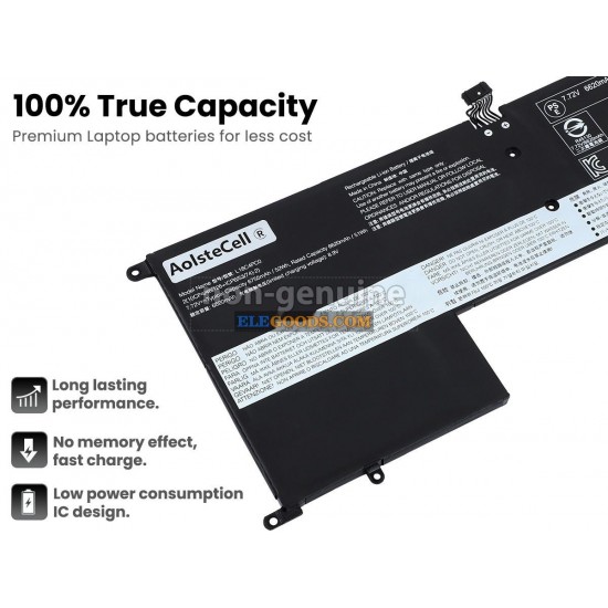 7.72V  52Wh  4 cells  Li-Polymer  Black