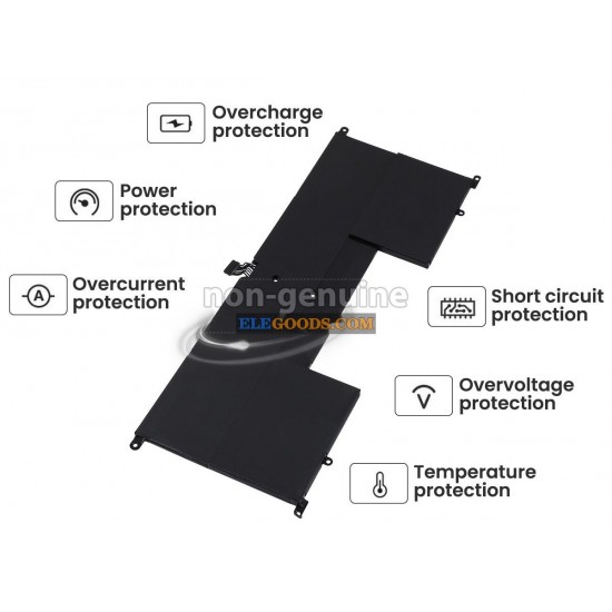 7.72V  52Wh  4 cells  Li-Polymer  Black