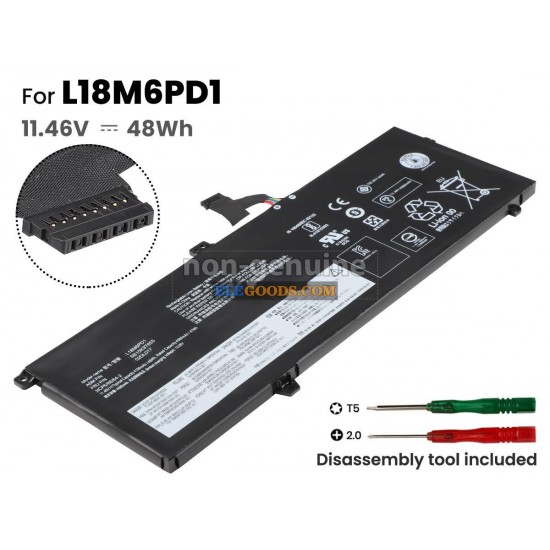 11.46V  48Wh  6 cells  Li-Polymer  Black