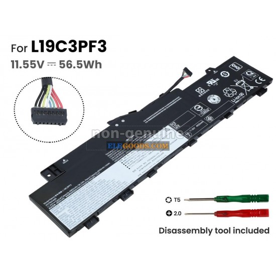 11.55V  56.5Wh  3 cells  Li-Polymer  Black