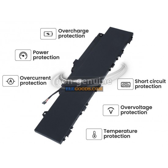 11.55V  56.5Wh  3 cells  Li-Polymer  Black