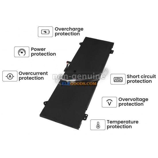 15.36V  71Wh  4 cells  Li-Polymer  Black