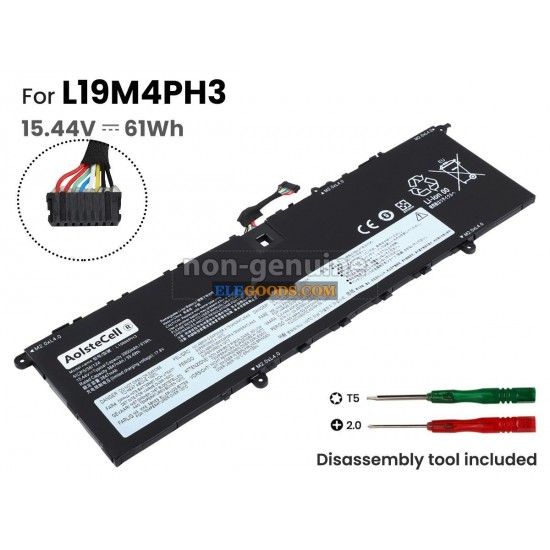 15.44V  61Wh  4 cells  Li-Polymer  Black