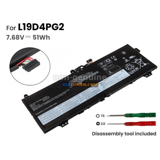 7.68V  51Wh  4 cells  Li-Polymer  Black