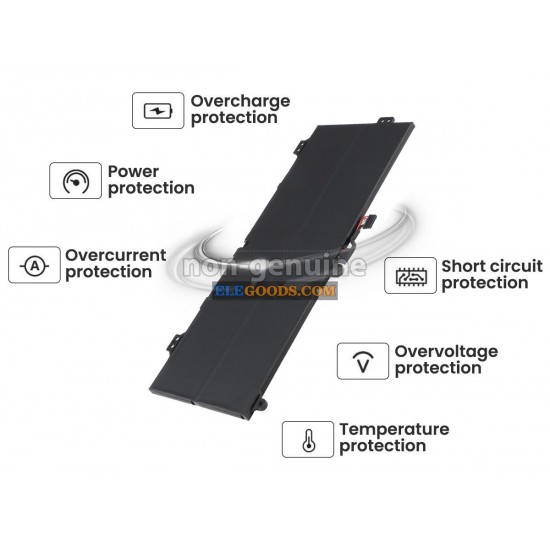 7.68V  51Wh  4 cells  Li-Polymer  Black