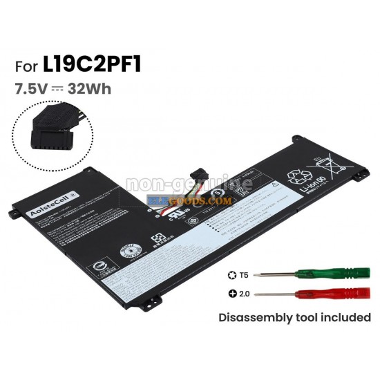 7.6V  32Wh  2 cells  Li-Polymer  Black