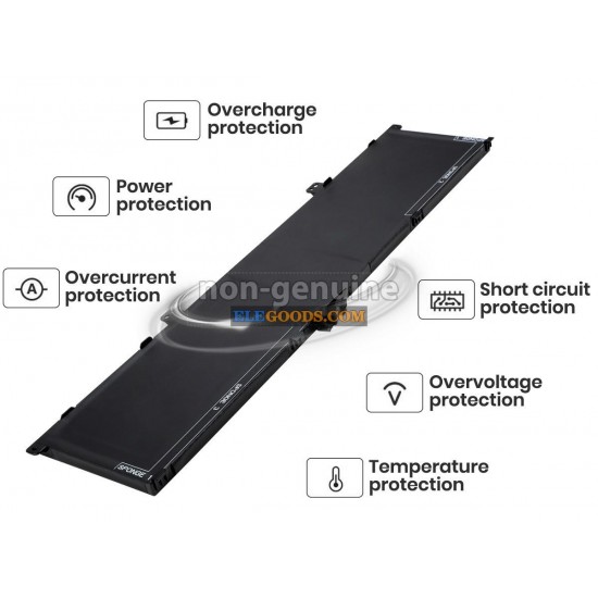 15.36V  80Wh  4 cells  Li-Polymer  Black