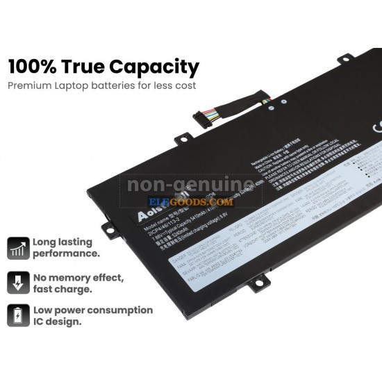 7.68V  41Wh  4 cells  Li-Polymer  Black