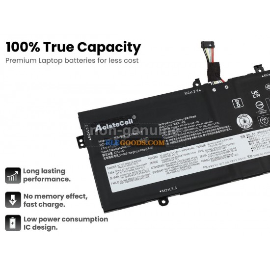 7.72V  50Wh  4 cells  Li-Polymer  Black