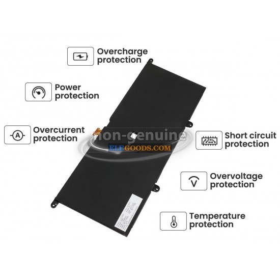 7.72V  63.5Wh  4 cells  Li-Polymer  Black