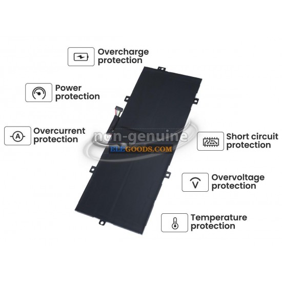7.72V  41Wh  4 cells  Li-Polymer  Black