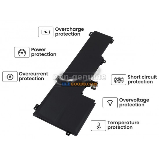 15.36V  75Wh  4 cells  Li-Polymer  Black