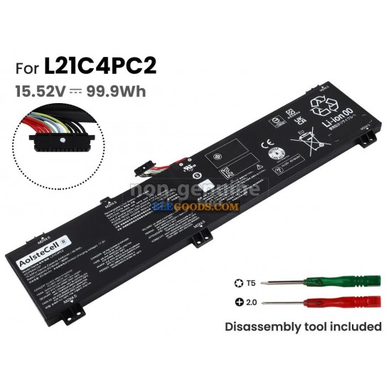 15.52V  99.9Wh  4 cells  Li-Polymer  Black