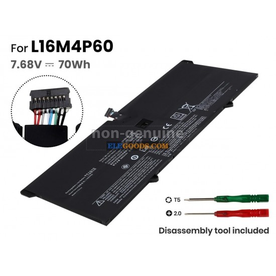 7.68V  70Wh  4 cells  Li-Polymer  Black