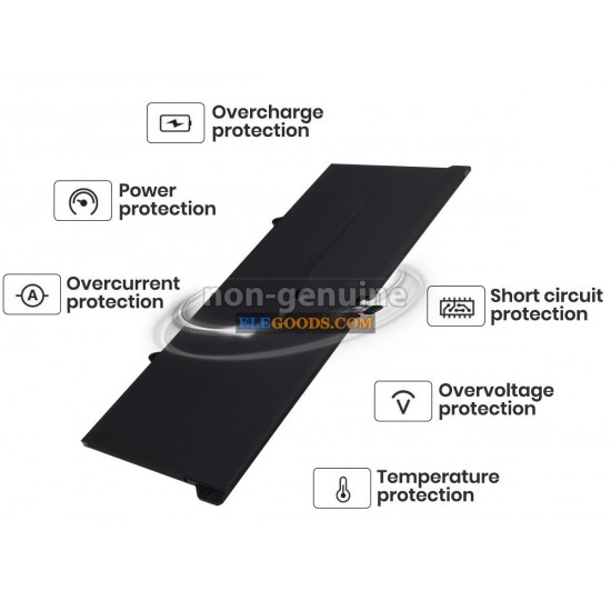 7.68V  70Wh  4 cells  Li-Polymer  Black