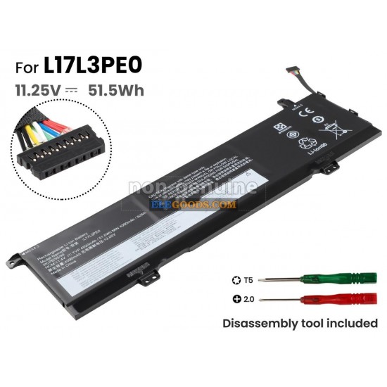 11.25V  51.5Wh  3 cells  Li-Polymer  Black