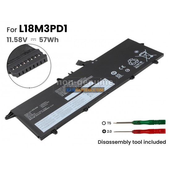 11.58V  57Wh  3 cells  Li-Polymer  Black