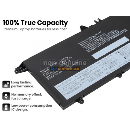 11.58V  57Wh  3 cells  Li-Polymer  Black