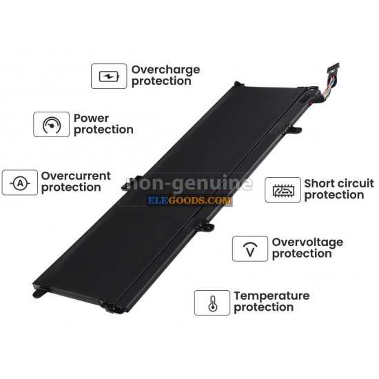 11.52V  57Wh  3 cells  Li-Polymer  Black