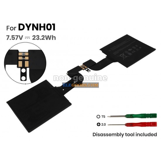7.57V  23.2Wh  2 cells  Li-Polymer  Black