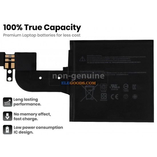7.57V  23.2Wh  2 cells  Li-Polymer  Black