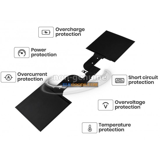 7.57V  23.2Wh  2 cells  Li-Polymer  Black
