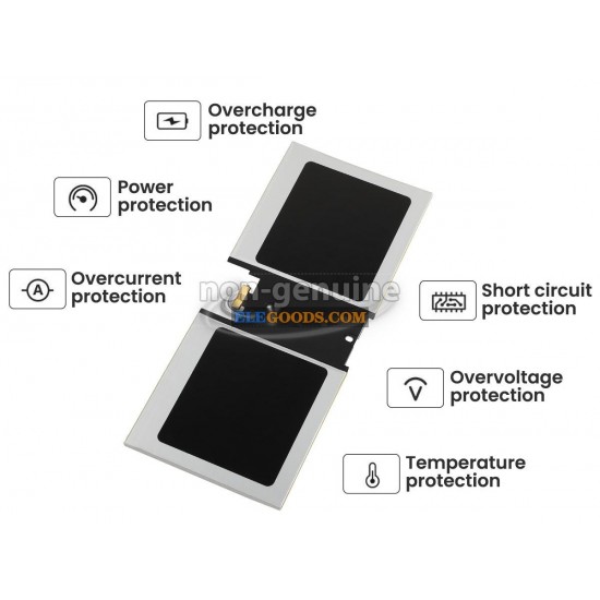 7.66V  26.12Wh  2 cells  Li-Polymer  Black