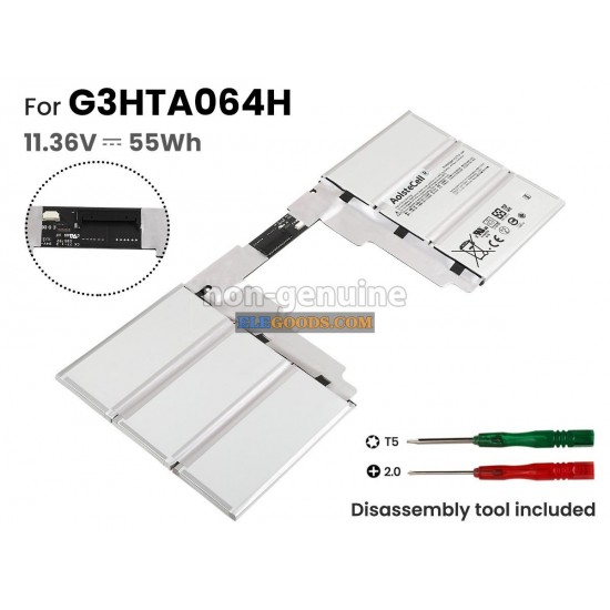 11.36V  57.3Wh  6 cells  Li-Polymer  Silver