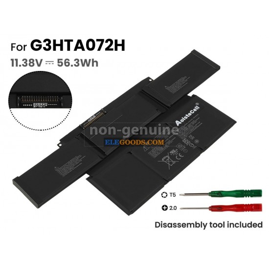 11.38V  56.3Wh  6 cells  Li-Polymer  Black