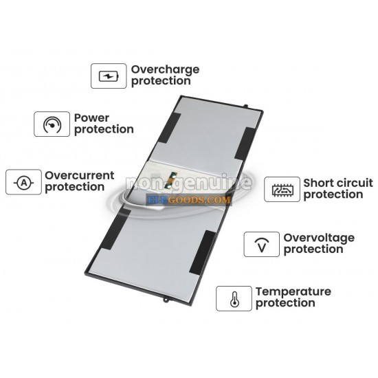 7.4V  42Wh  2 cells  Li-Polymer  Black