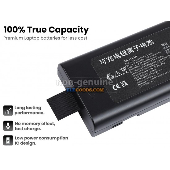 11.1V  4500mAh  6 cells  Li-ion  Black