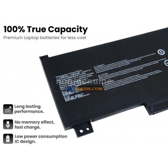 11.4V  53.5Wh  3 cells  Li-Polymer  Black