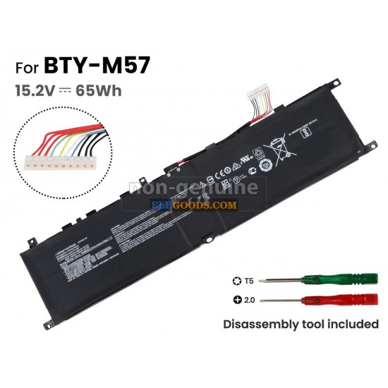 15.2V  65Wh  4 cells  Li-Polymer  Black